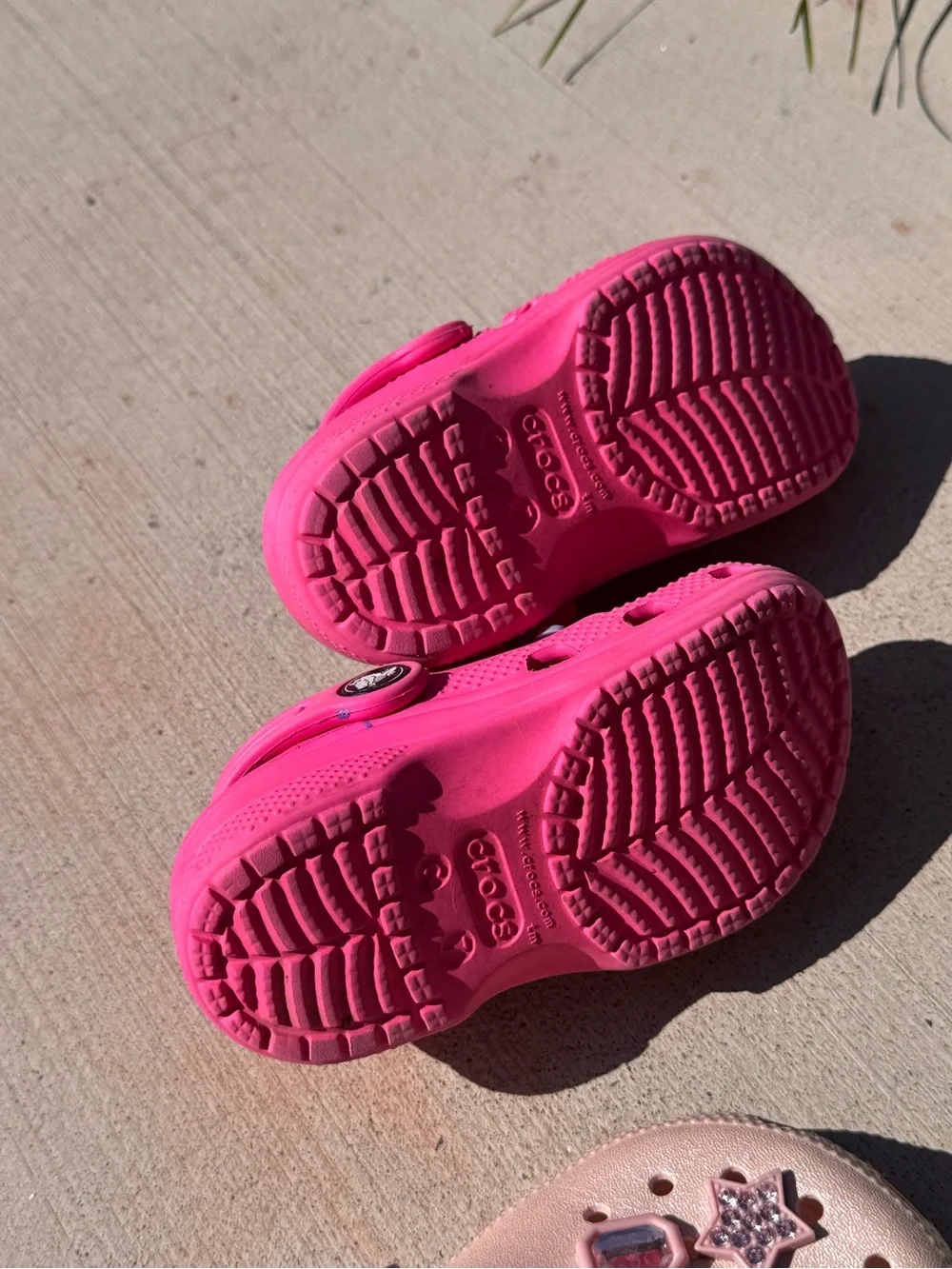 Pink Minnie Mouse Floral Toddler Girl Crocs Bundle